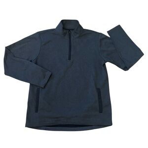 Bonobos Black Quarter Zip Slim Fit Golf Jacket Size M